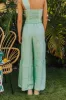 Viva La Travel High Waist Wide Leg Pants in Mint sold by Impressions