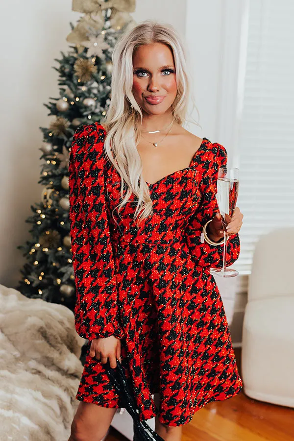 Twirl The Day Away Tweed Mini Dress sold by Impressions