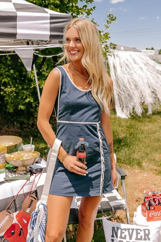 Block Party Chic Mini Dress sold by Impressions