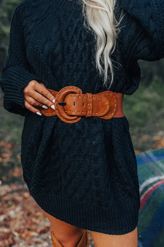 Simply Grand Belt In Camel sold by Impressions