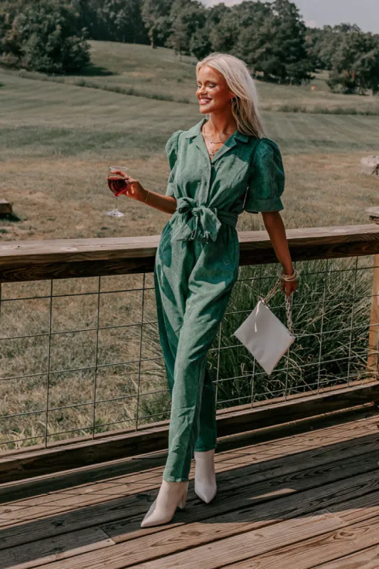 She's Unforgettable Corduroy Jumpsuit sold by Impressions