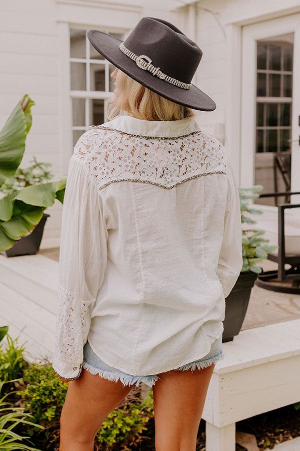 Enchanting Escapes Button Up In Ivory sold by Impressions product image thumbnail 3