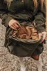 Simply Grand Faux Leather Tote In Army Green sold by Impressions