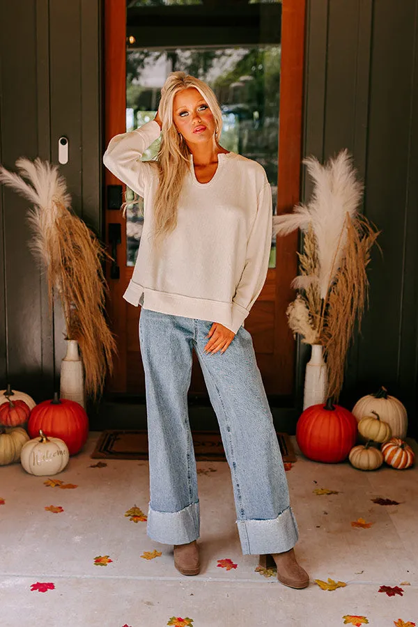 Boardwalk Babe Shift Top in Cream sold by Impressions