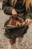 Simply Grand Faux Leather Tote In Army Green sold by Impressions