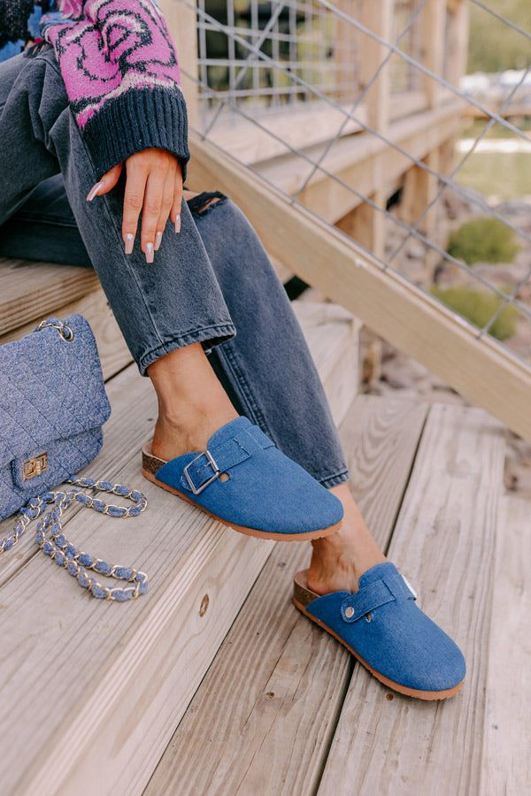 The Carolina Clog In Dark Wash sold by Impressions product image thumbnail 3