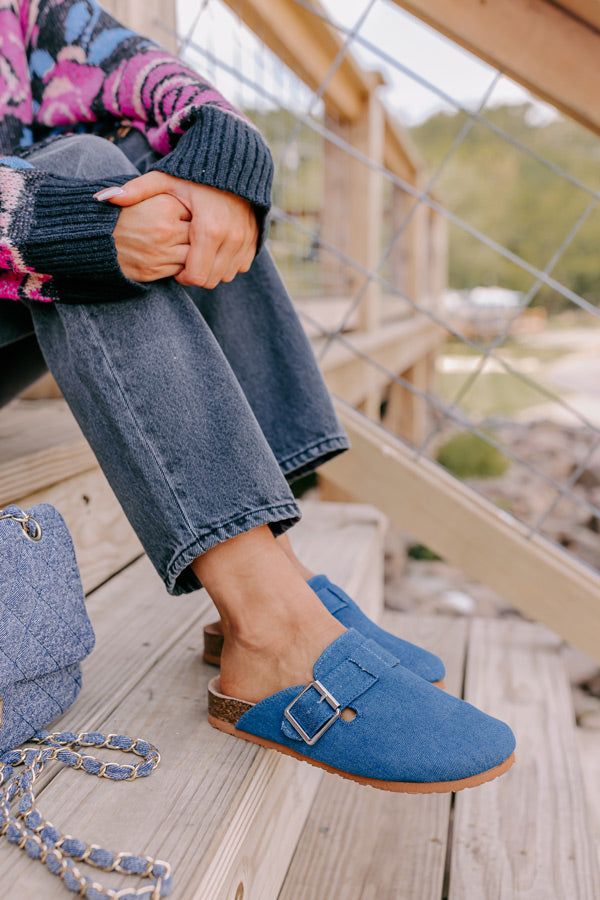 The Carolina Clog In Dark Wash sold by Impressions product image thumbnail 2