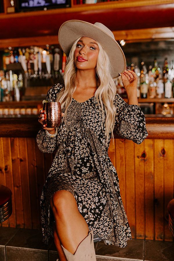 Swift And Chic Floral Mini Dress sold by Impressions