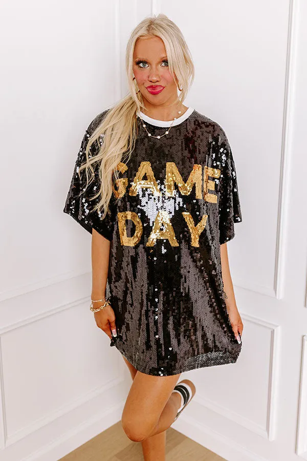 Gameday Sequin Tunic in Black sold by Impressions product image thumbnail 2