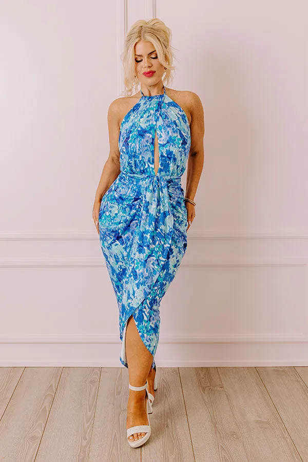 Margaritas and Chit Chat Midi in Royal Blue Curves sold by Impressions product image thumbnail 5