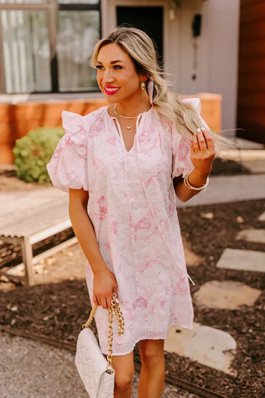 All The Blooms Eyelet Shift Dress sold by Impressions