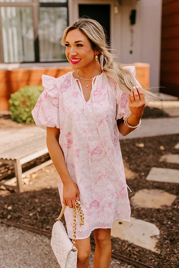 All The Blooms Eyelet Shift Dress sold by Impressions