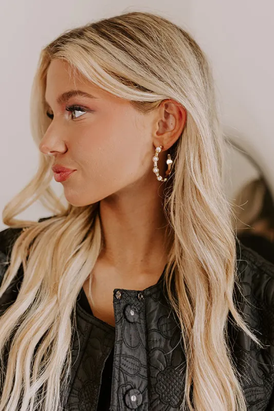 Uptown Chic Hoop Earrings sold by Impressions