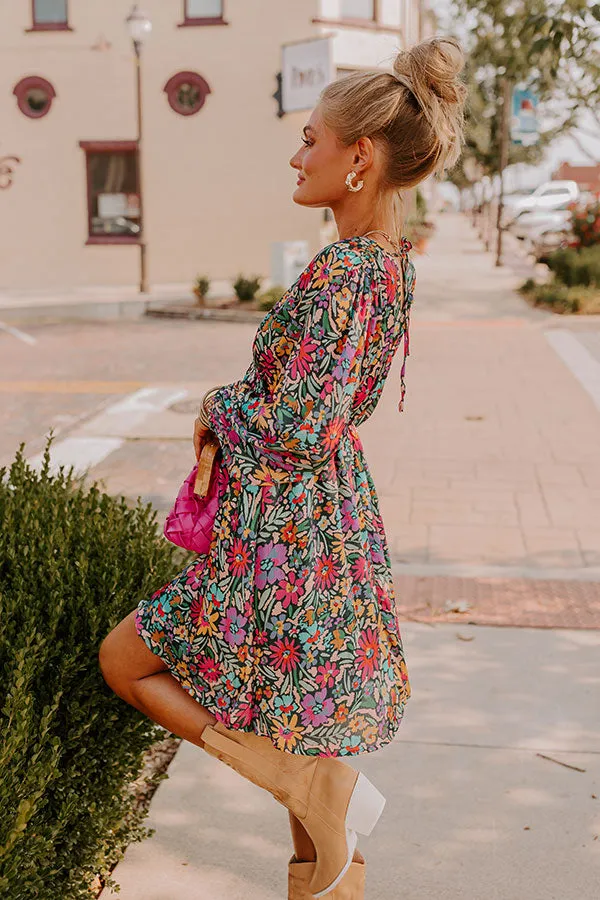 Social Cocktail Floral Mini Dress sold by Impressions product image thumbnail 4