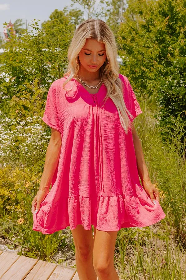 Malibu Villa Shift Dress in Pink sold by Impressions product image thumbnail 2