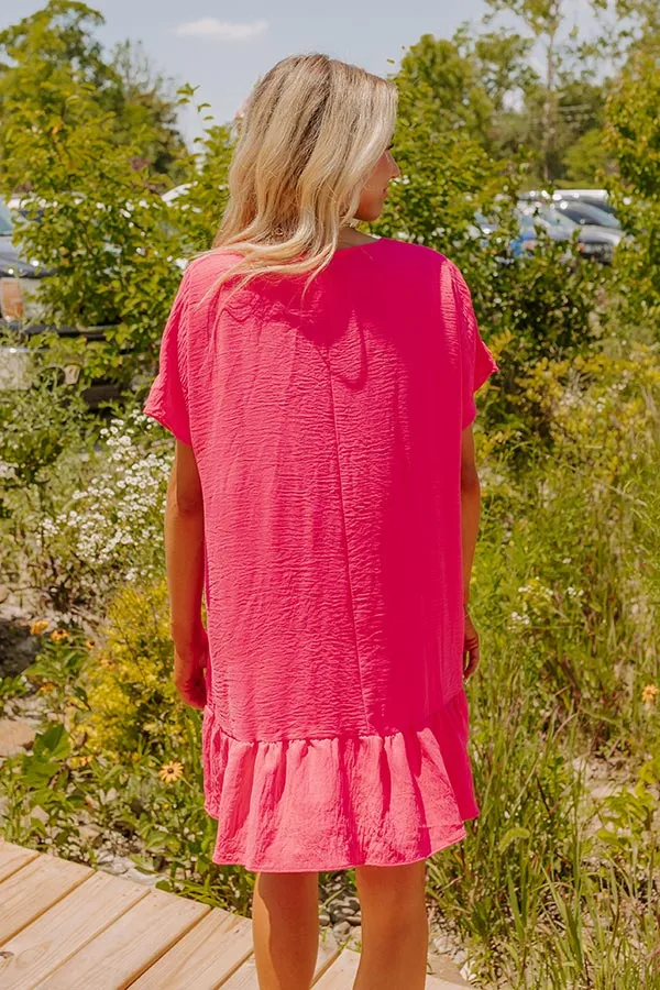 Malibu Villa Shift Dress in Pink sold by Impressions product image thumbnail 4