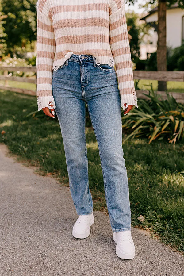 JUST USA Lillian High Waist Straight Leg Jean sold by Impressions