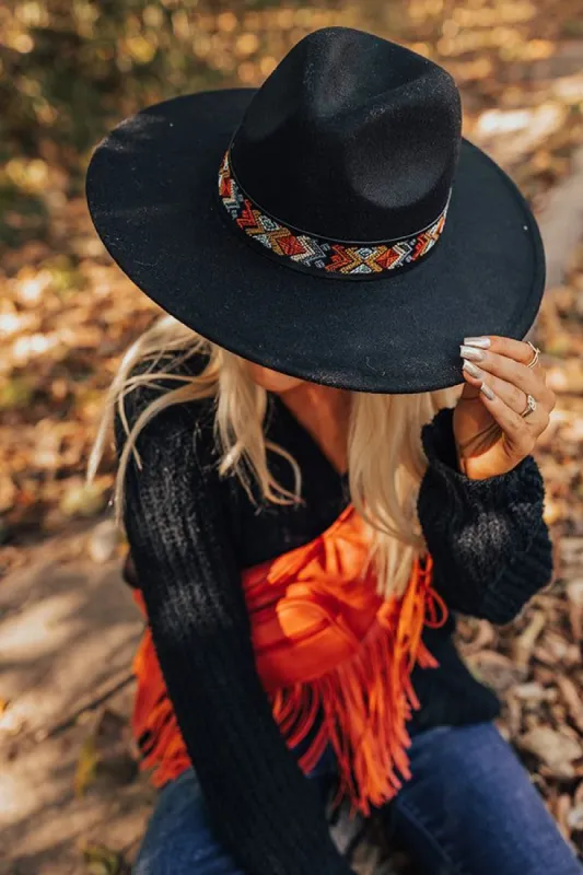 Incredible Love Felt Fedora In Black sold by Impressions