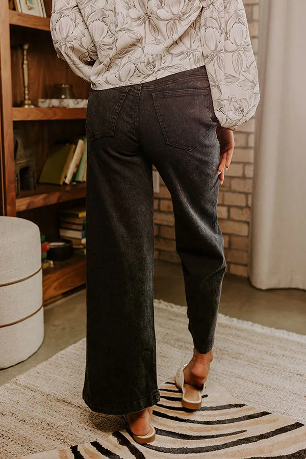 The Dex High Waist Straight Leg Jean In Black sold by Impressions product image thumbnail 4