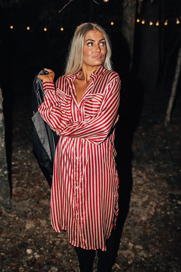 Clean Slate Stripe Midi In Red sold by Impressions product image thumbnail 5