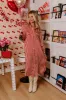 Clean Slate Stripe Midi In Red sold by Impressions