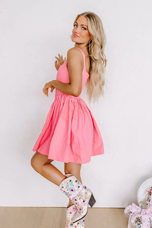 Stay Flirty Corset Mini Dress in Bubblegum Pink sold by Impressions product image thumbnail 3