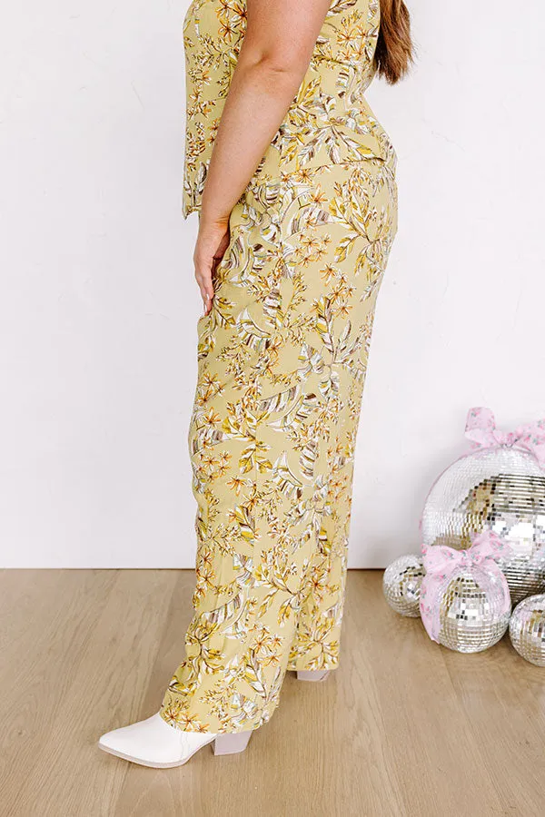 Vacay Bound High Waist Linen-Blend Pants Curves sold by Impressions product image thumbnail 3