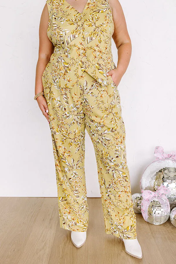 Vacay Bound High Waist Linen-Blend Pants Curves sold by Impressions product image thumbnail 2