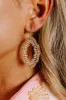 Show Stopper Beaded Earrings in Champagne sold by Impressions