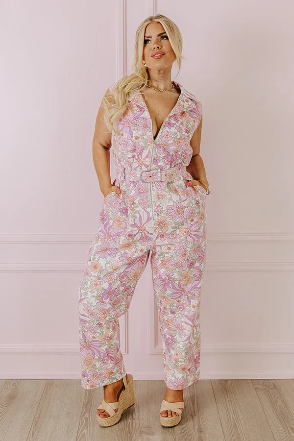 In Full Bloom Denim Jumpsuit Curves sold by Impressions product image thumbnail 2