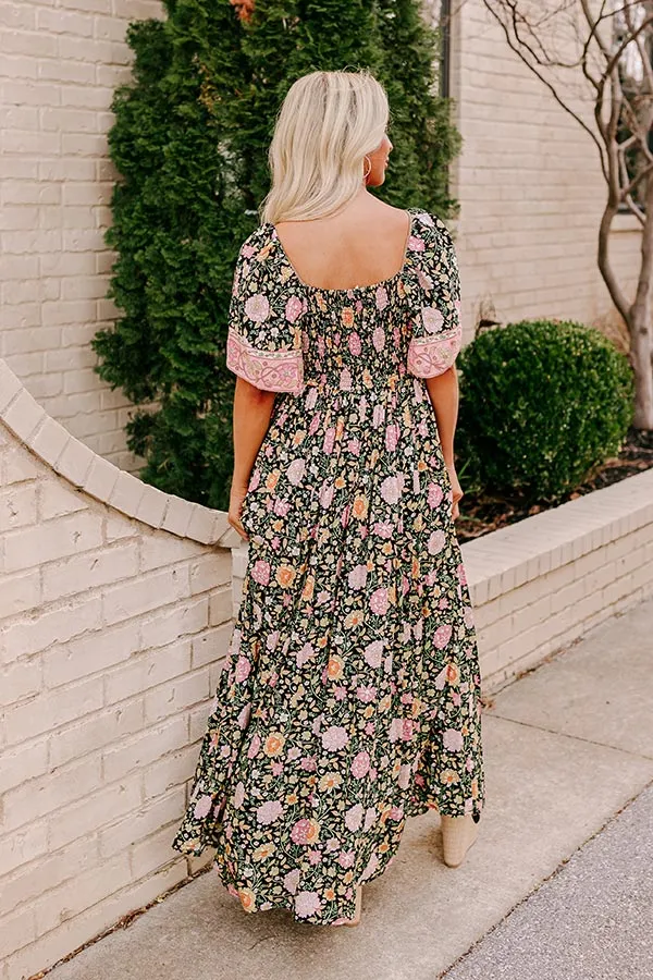 Florence Stroll Maxi Dress in Black sold by Impressions product image thumbnail 4