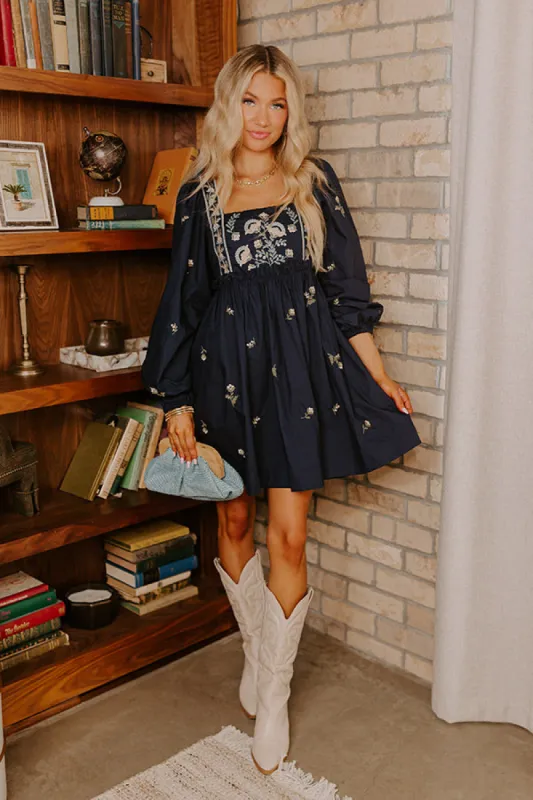 Boho Dreams Embroidered Mini Dress sold by Impressions
