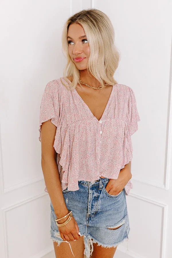 Pretty Presence Peplum Top sold by Impressions