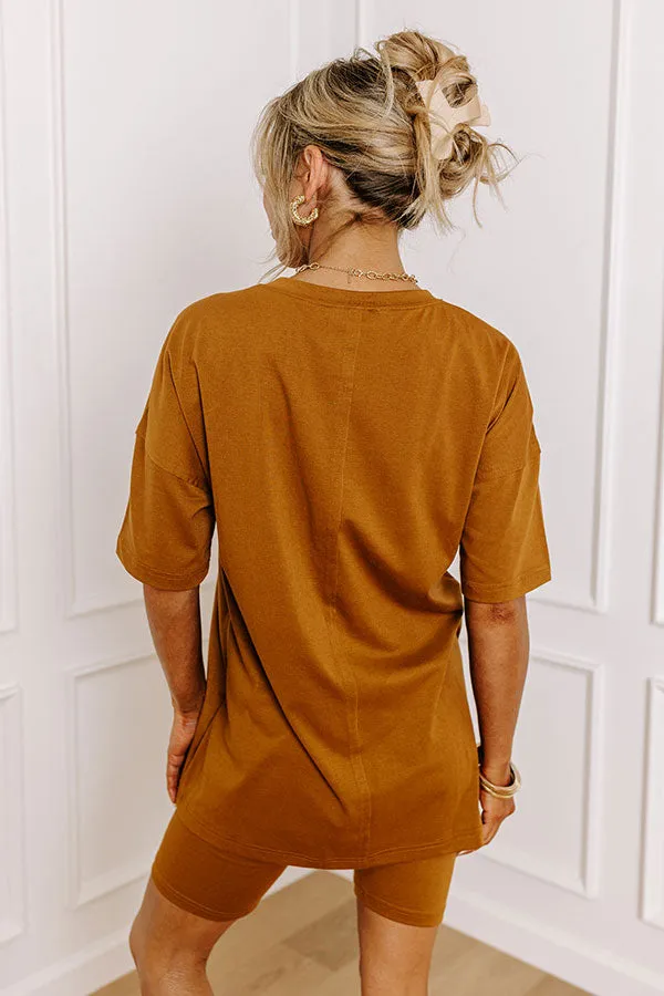 Stay Updated Shift Tee In Copper sold by Impressions product image thumbnail 4