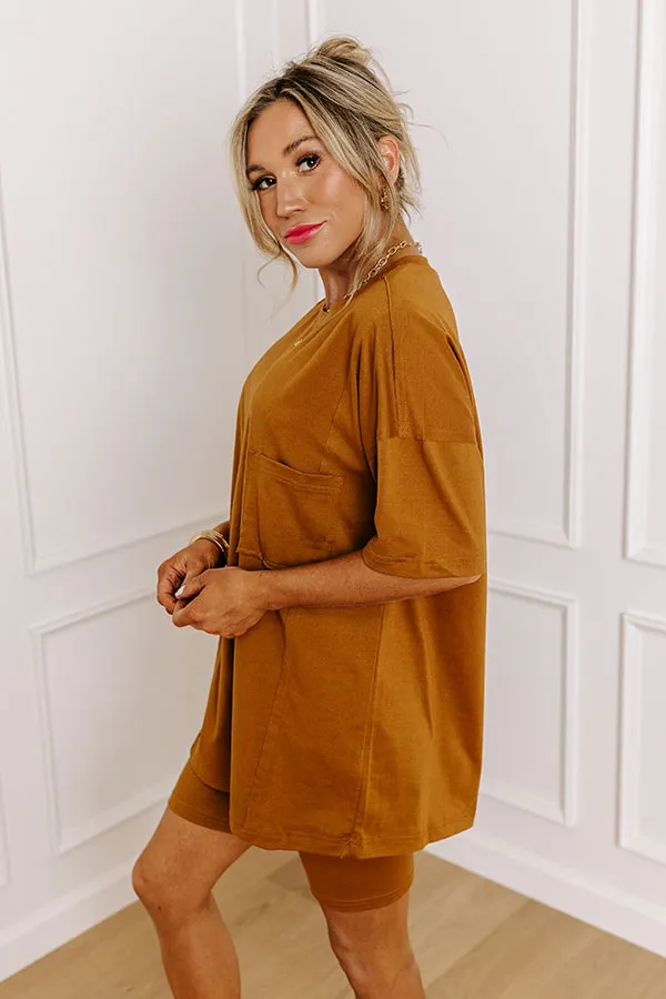 Stay Updated Shift Tee In Copper sold by Impressions product image thumbnail 3