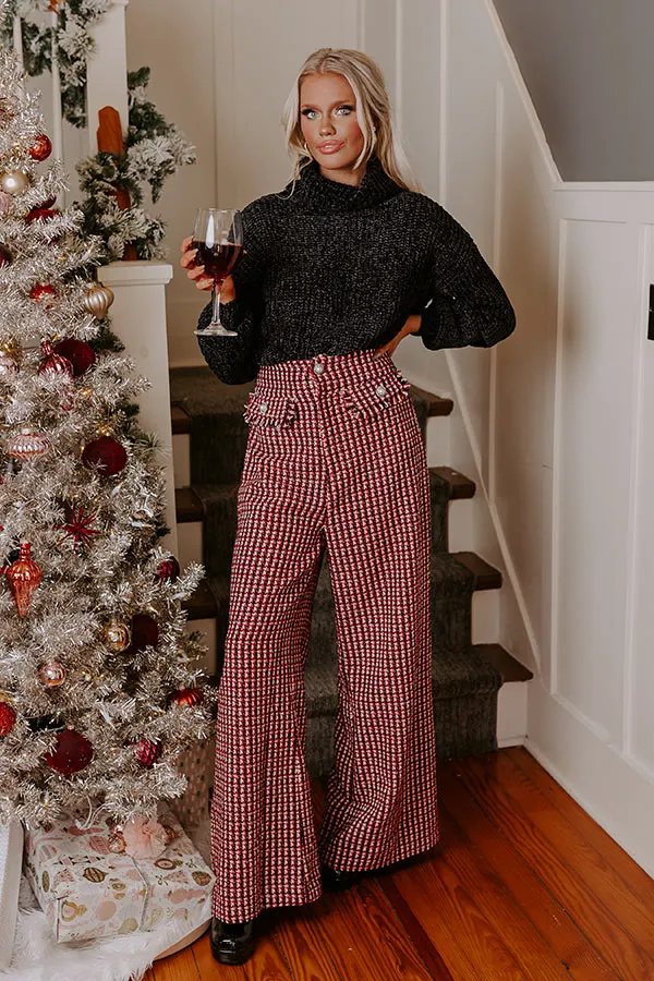 Fall Leaves Chenille Sweater In Black sold by Impressions product image thumbnail 3