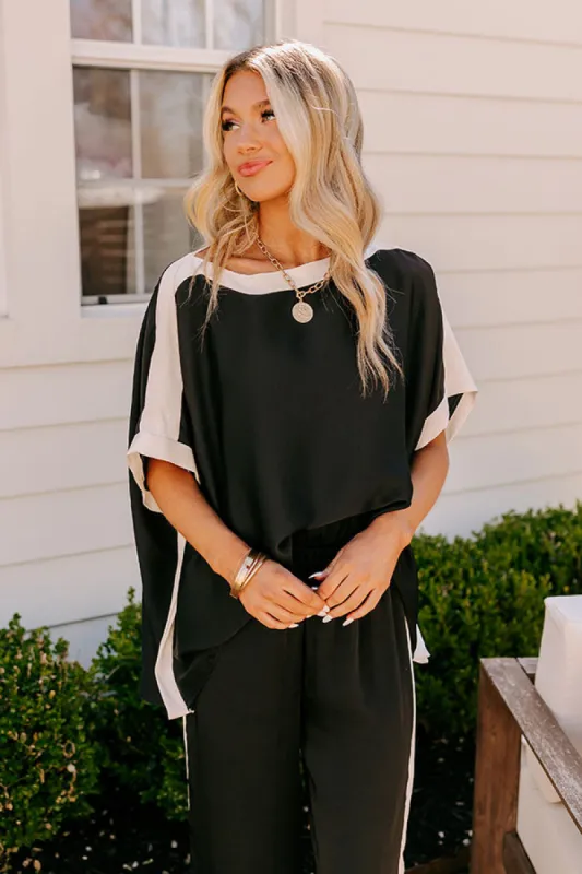 Brooklyn Babe Shift Top in Black sold by Impressions