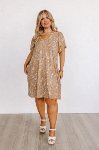 Enchanting Smile Paisley Dress Curves sold by Impressions