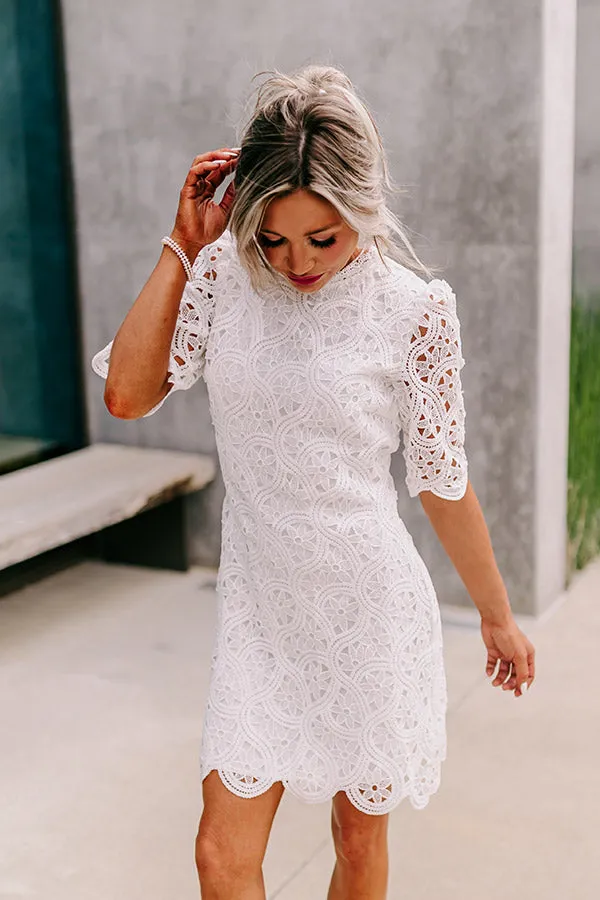 Claim To Love Crochet Dress in White sold by Impressions product image thumbnail 3