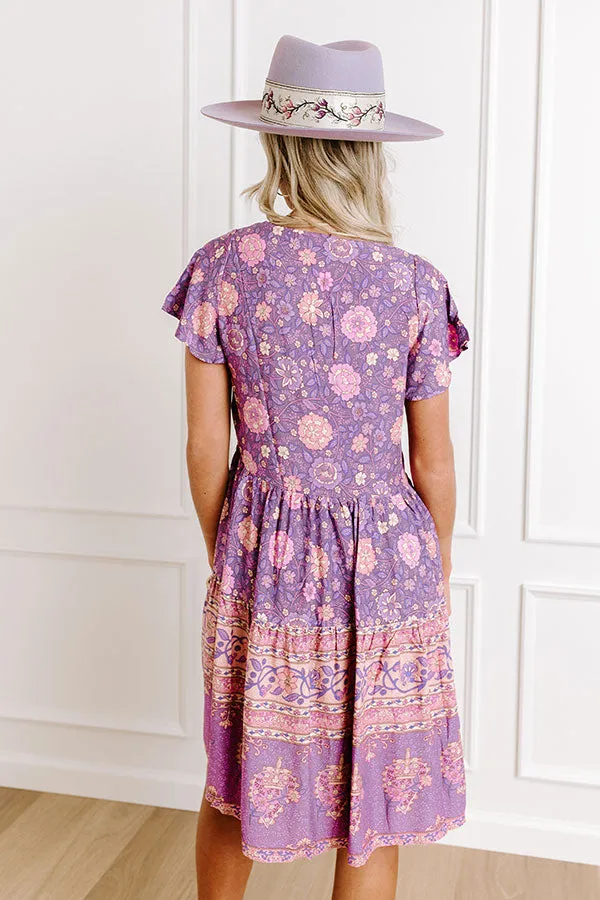 English Garden Floral Mini Dress sold by Impressions product image thumbnail 4