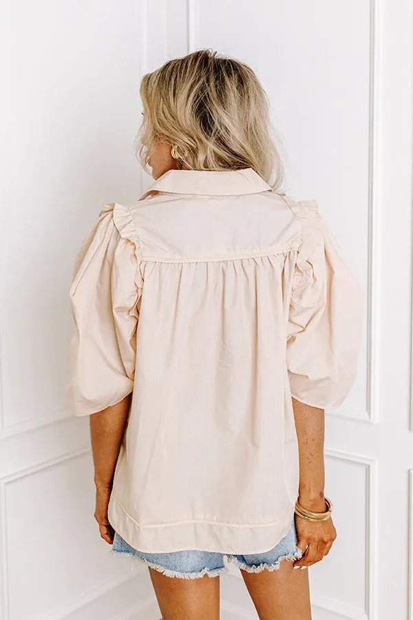 Paris Nights Button Up in Champagne sold by Impressions product image thumbnail 3