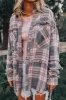 Harvest Cheer Plaid Jacket In Grey sold by Impressions