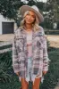 Harvest Cheer Plaid Jacket In Grey sold by Impressions