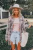 Harvest Cheer Plaid Jacket In Grey sold by Impressions