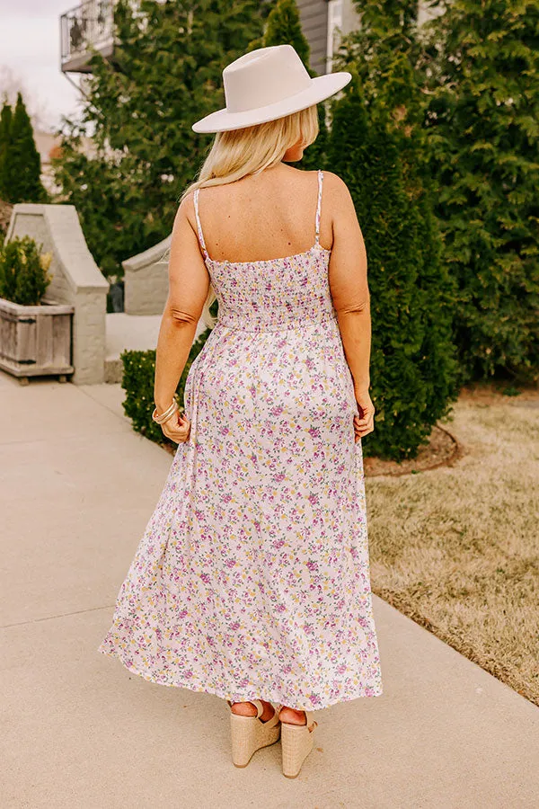 Smiles and Sunshine Floral Maxi in Lavender Curves sold by Impressions product image thumbnail 3
