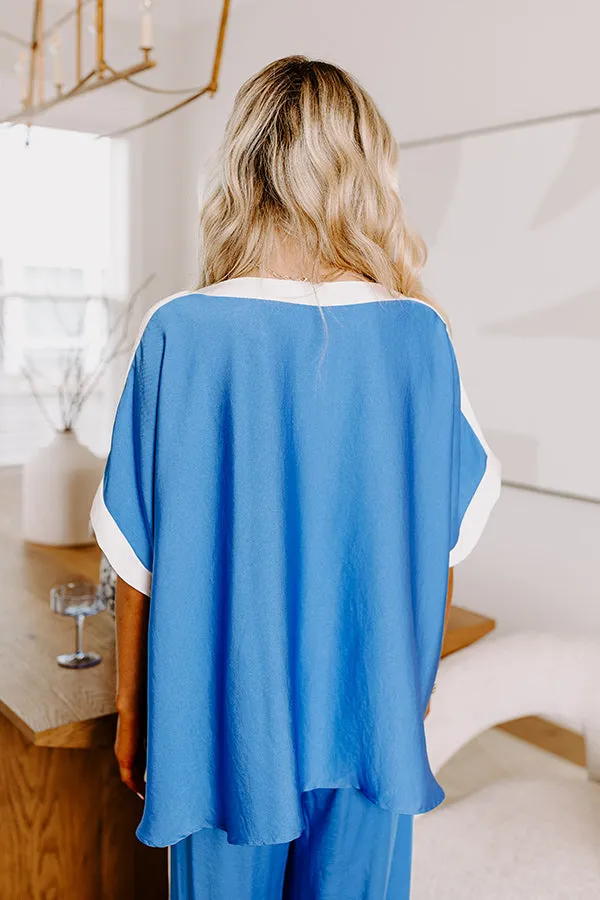 Brooklyn Babe Shift Top in Ocean Blue sold by Impressions product image thumbnail 4