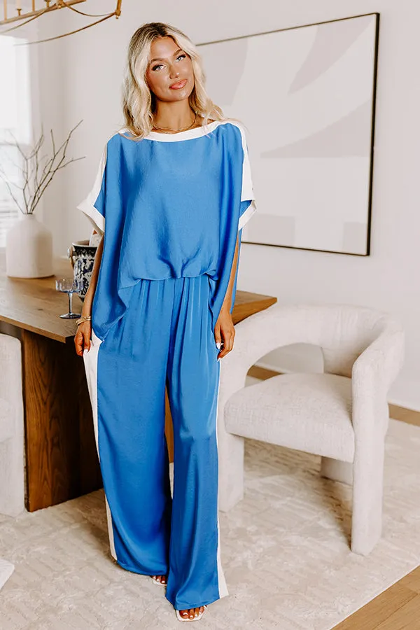 Brooklyn Babe Shift Top in Ocean Blue sold by Impressions product image thumbnail 2