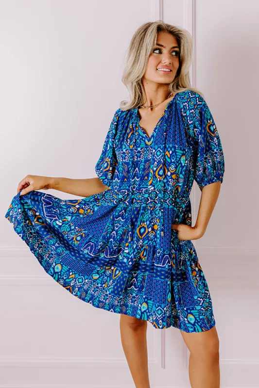 Date Night In Capri Mini Dress sold by Impressions
