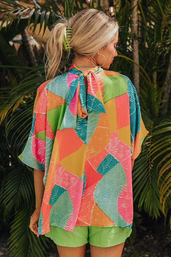 Date Night In Venice Shift Top in Pink sold by Impressions product image thumbnail 4