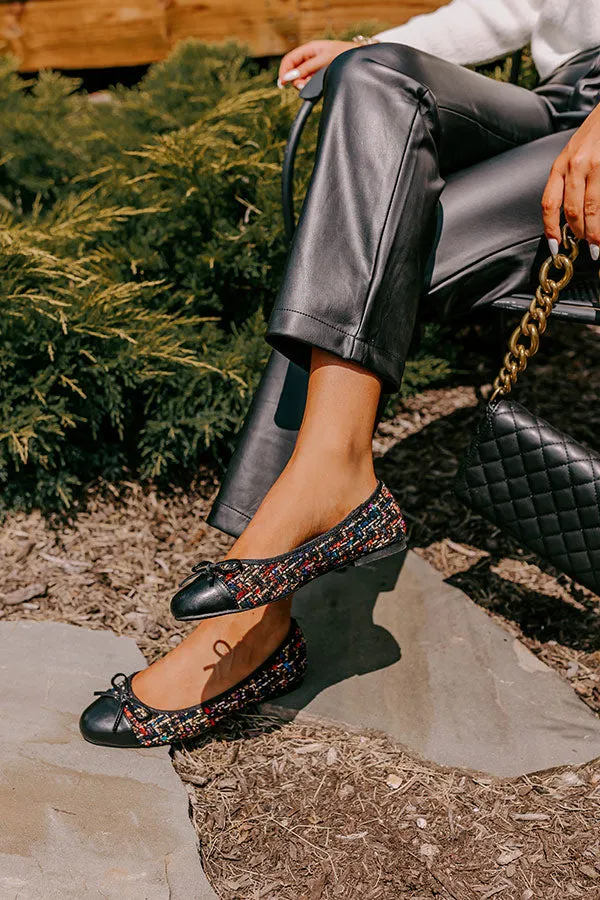 The Olivia Tweed Flat In Black sold by Impressions product image thumbnail 4